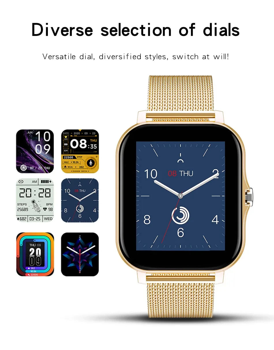2025 New Bluetooth Answer Call Smart Watch Men Touch Call Fitness Tracker Waterproof Smartwatch Women For Android ios Gift