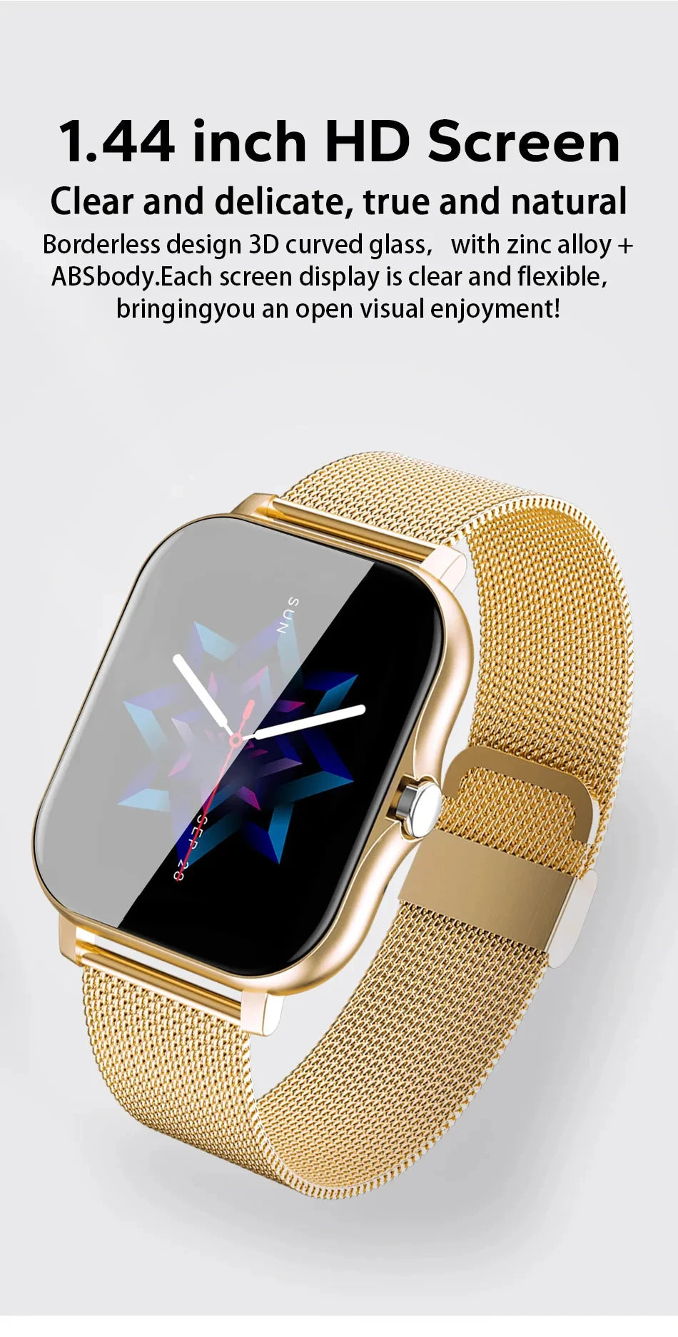 2025 New Bluetooth Answer Call Smart Watch Men Touch Call Fitness Tracker Waterproof Smartwatch Women For Android ios Gift