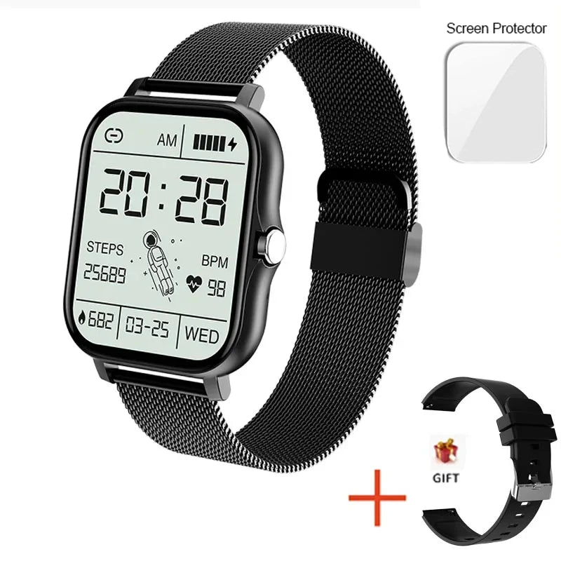 2025 New Bluetooth Answer Call Smart Watch Men Touch Call Fitness Tracker Waterproof Smartwatch Women For Android ios Gift