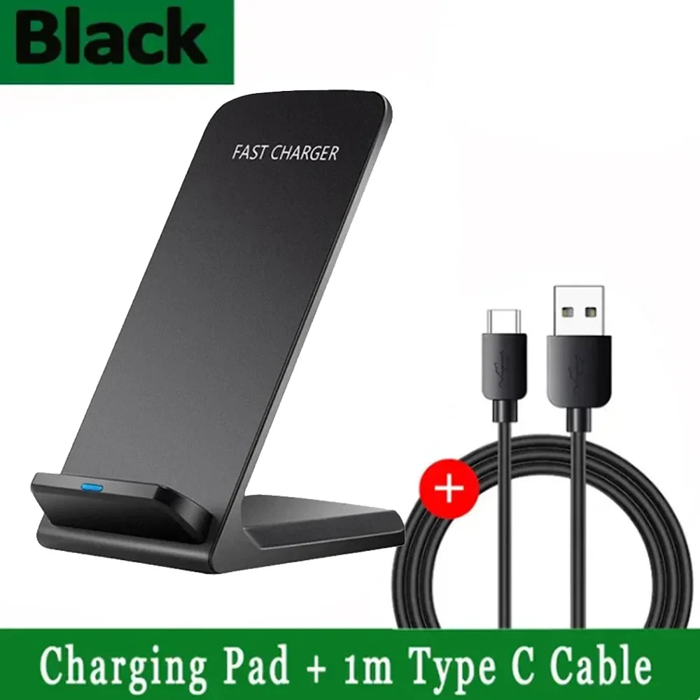 Wireless Charger support for Samsung S24 S23 S22 21 Ultra Quick Charging Stand For iPhone 15 14 13 16Pro Max Xiaomi 14