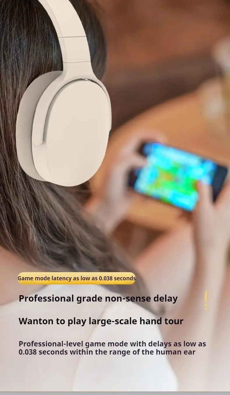 #P2961 Wireless Bluetooth 5.3 Headphones Over Ear Hifi Stereo Headset True Sports With Earphones TF/AUX Music Player with HD Mic
