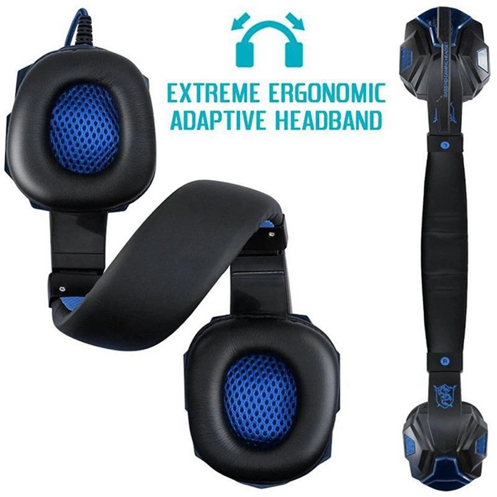 Gaming Headphones Wired PC Bass