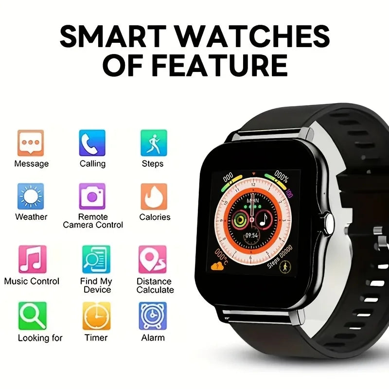 2025 New Bluetooth Answer Call Smart Watch Men Touch Call Fitness Tracker Waterproof Smartwatch Women For Android ios Gift