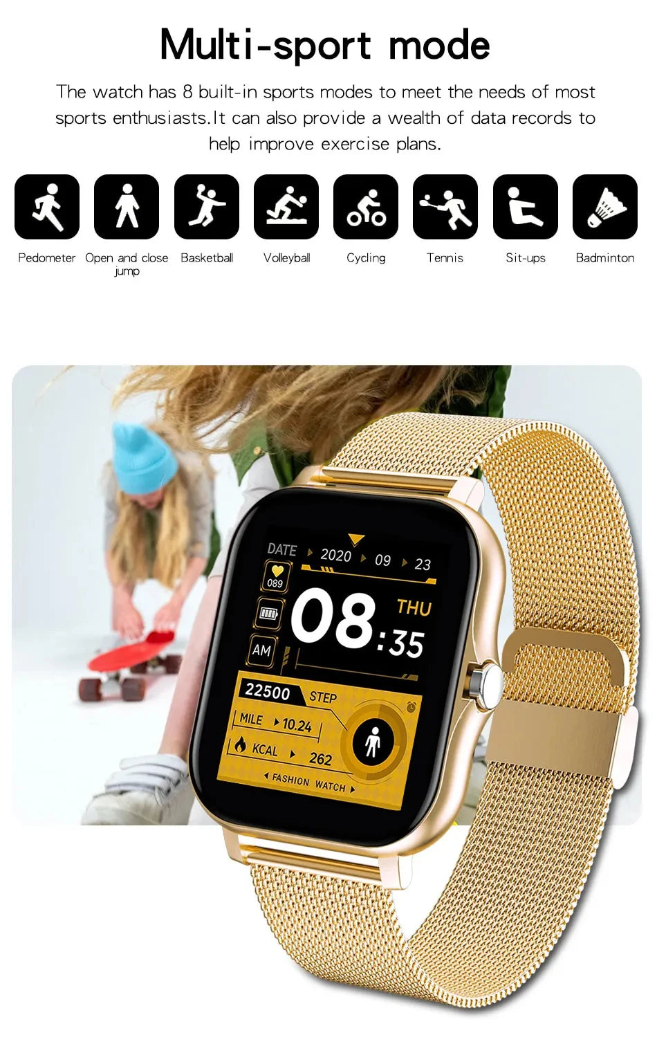 2025 New Bluetooth Answer Call Smart Watch Men Touch Call Fitness Tracker Waterproof Smartwatch Women For Android ios Gift