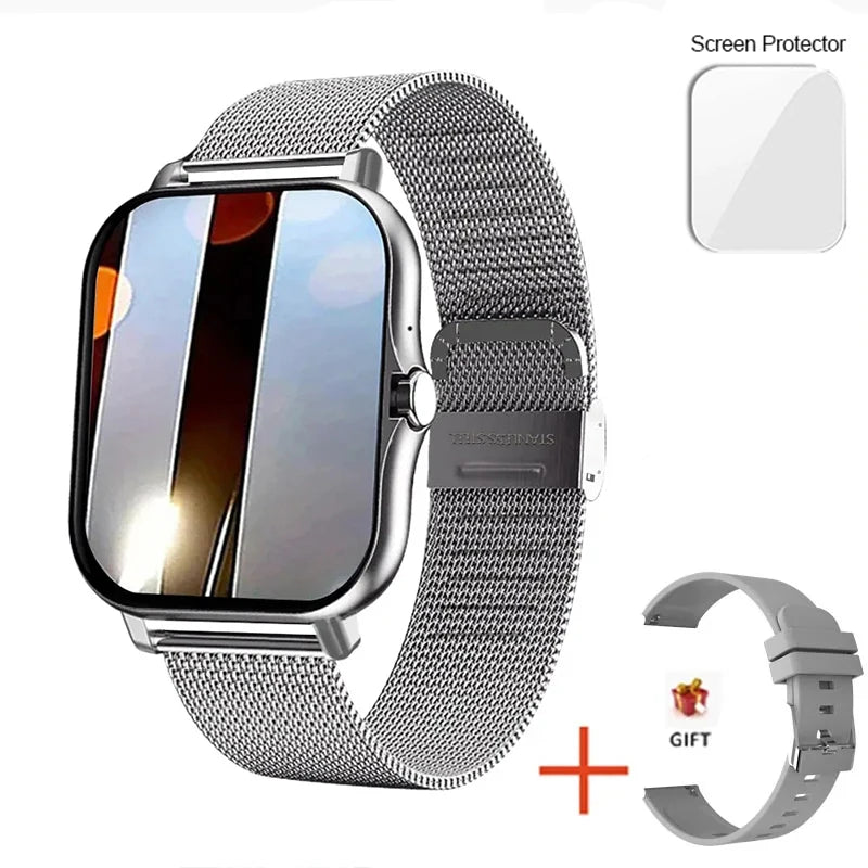 2025 New Bluetooth Answer Call Smart Watch Men Touch Call Fitness Tracker Waterproof Smartwatch Women For Android ios Gift