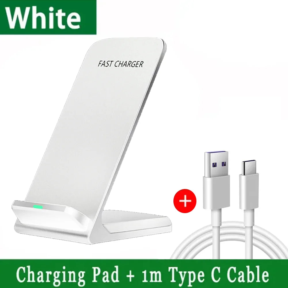 Wireless Charger support for Samsung S24 S23 S22 21 Ultra Quick Charging Stand For iPhone 15 14 13 16Pro Max Xiaomi 14