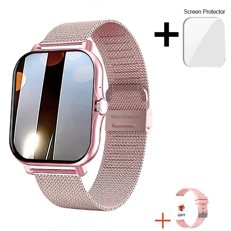2025 New Bluetooth Answer Call Smart Watch Men Touch Call Fitness Tracker Waterproof Smartwatch Women For Android ios Gift