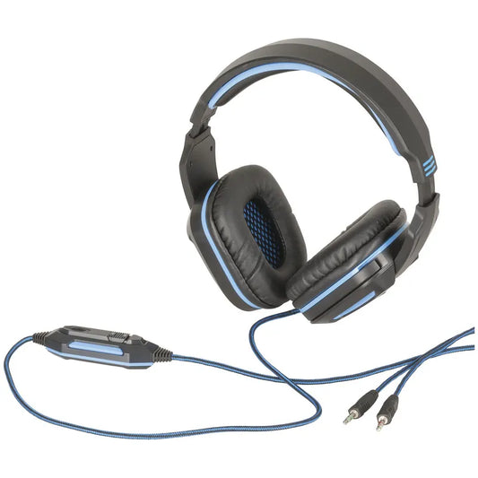 Gaming Headphones Wired with Adjustable Microphone