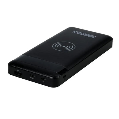 20,000mAh Power Bank with USB C 45W and Wireless Charger - Black