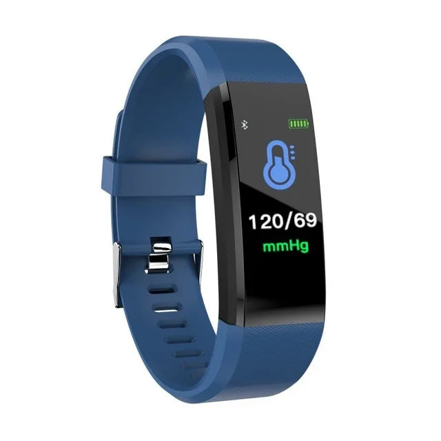 ID115 PLUS Smart Sports Bracelet Bluetooth Wristband Heart Rate Monitor Fitness Tracker Band Watch For IOS Android Phones