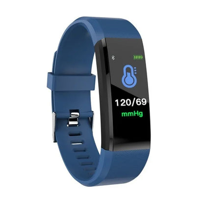 ID115 PLUS Smart Sports Bracelet Bluetooth Wristband Heart Rate Monitor Fitness Tracker Band Watch For IOS Android Phones