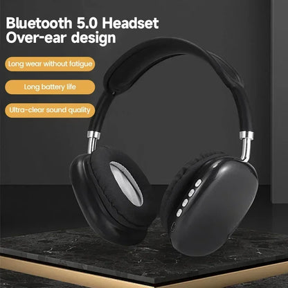 Bluetooth 5.0 Headphone Wireless Headset With Mic Noise Cancelling Headsets Stereo Sound Earphone Sports Gaming Headphones