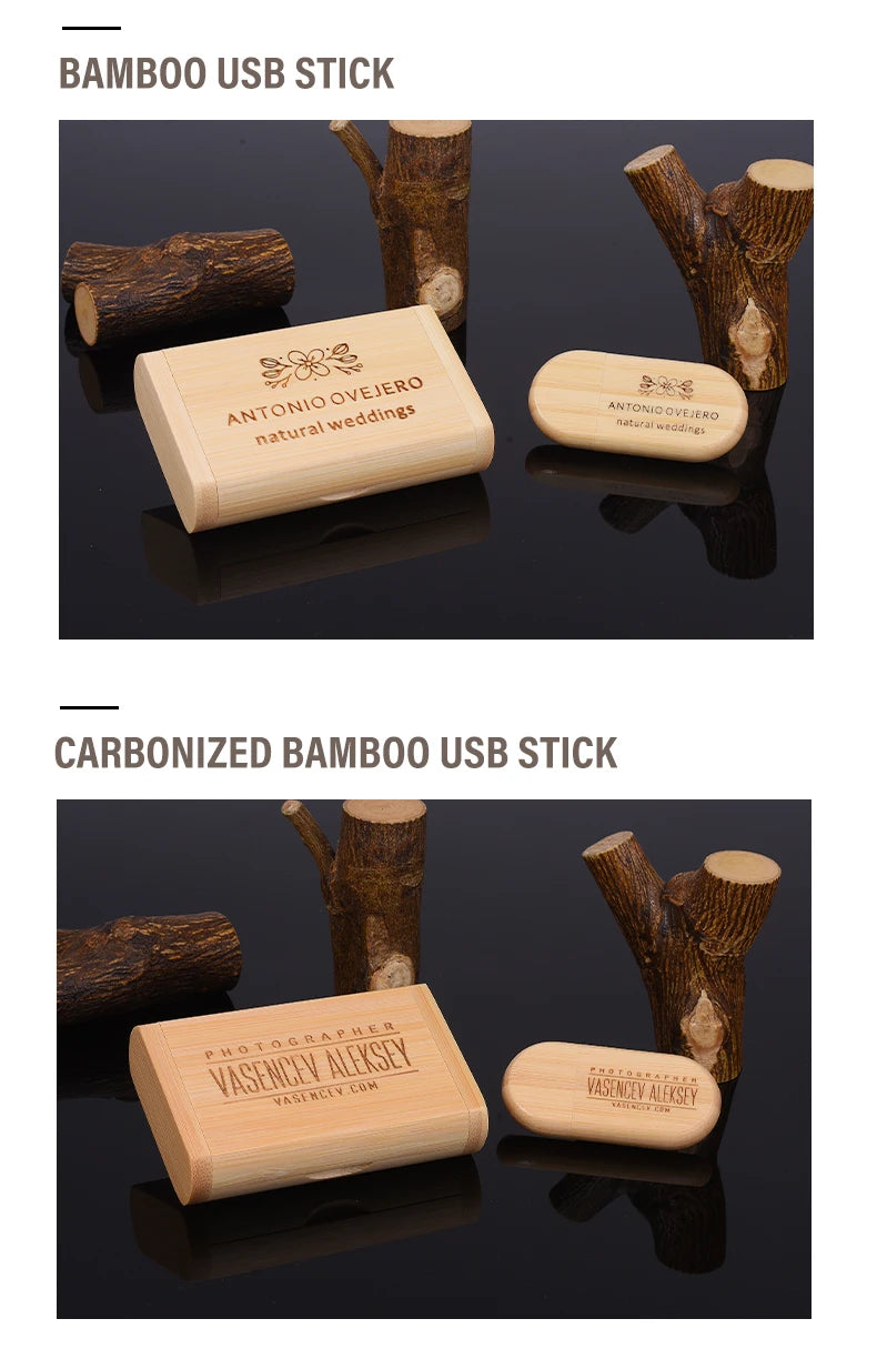 JASTER USB 3.0 High Speed LOGO Wooden Box Personal Logo Customer Pendrive 8GB 16GB 32GB 64GB USB Flash Drive Pen Drive U Disk